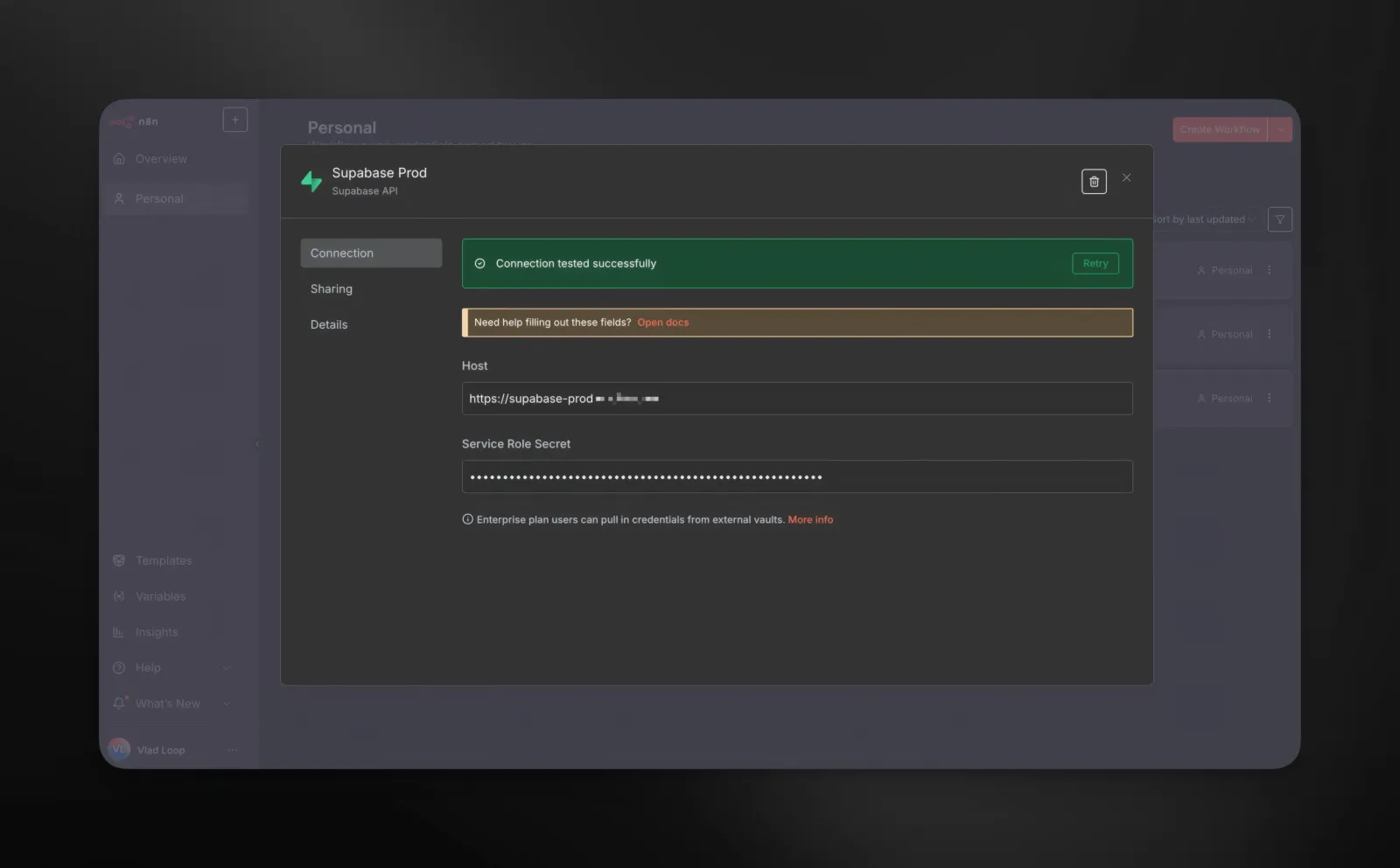 Run n8n and Supabase on One VPS: Ultimate Coolify Setup Guide 4 Connect Supabase to n8n (Example)