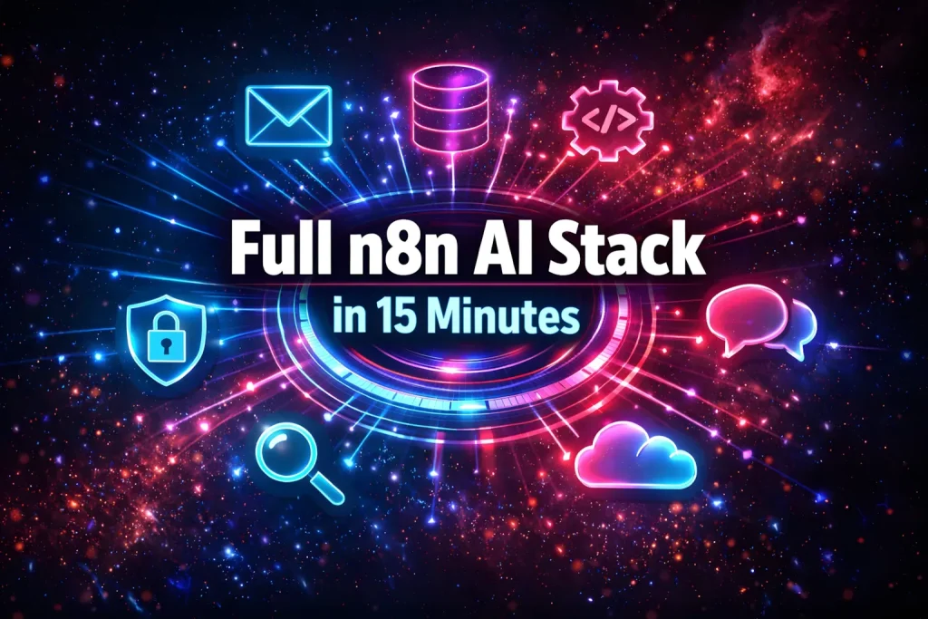 n8n AI Stack: How to Deploy a Full AI Automation System in 15 Minutes