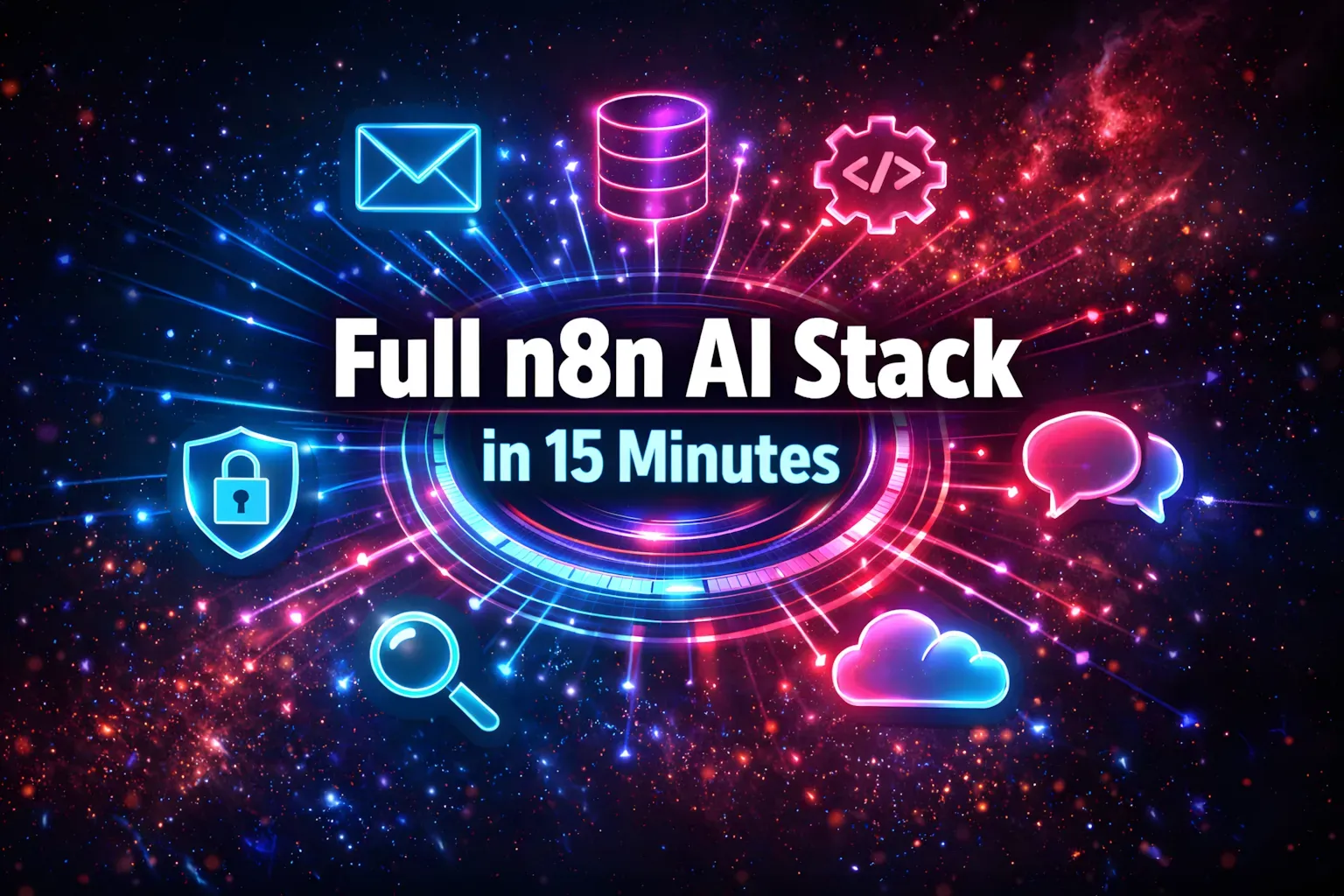 n8n AI Stack: How to Deploy a Full AI Automation System in 15 Minutes