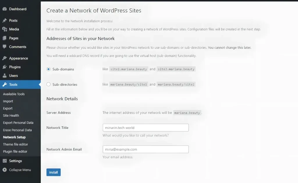 WordPress Multisite with Domains: 4 Easy Steps to Setup Powerful Network 4 WordPress multisite with domains setup guide showing network admin dashboard, domain mapping and DNS configuration for managing multiple websites