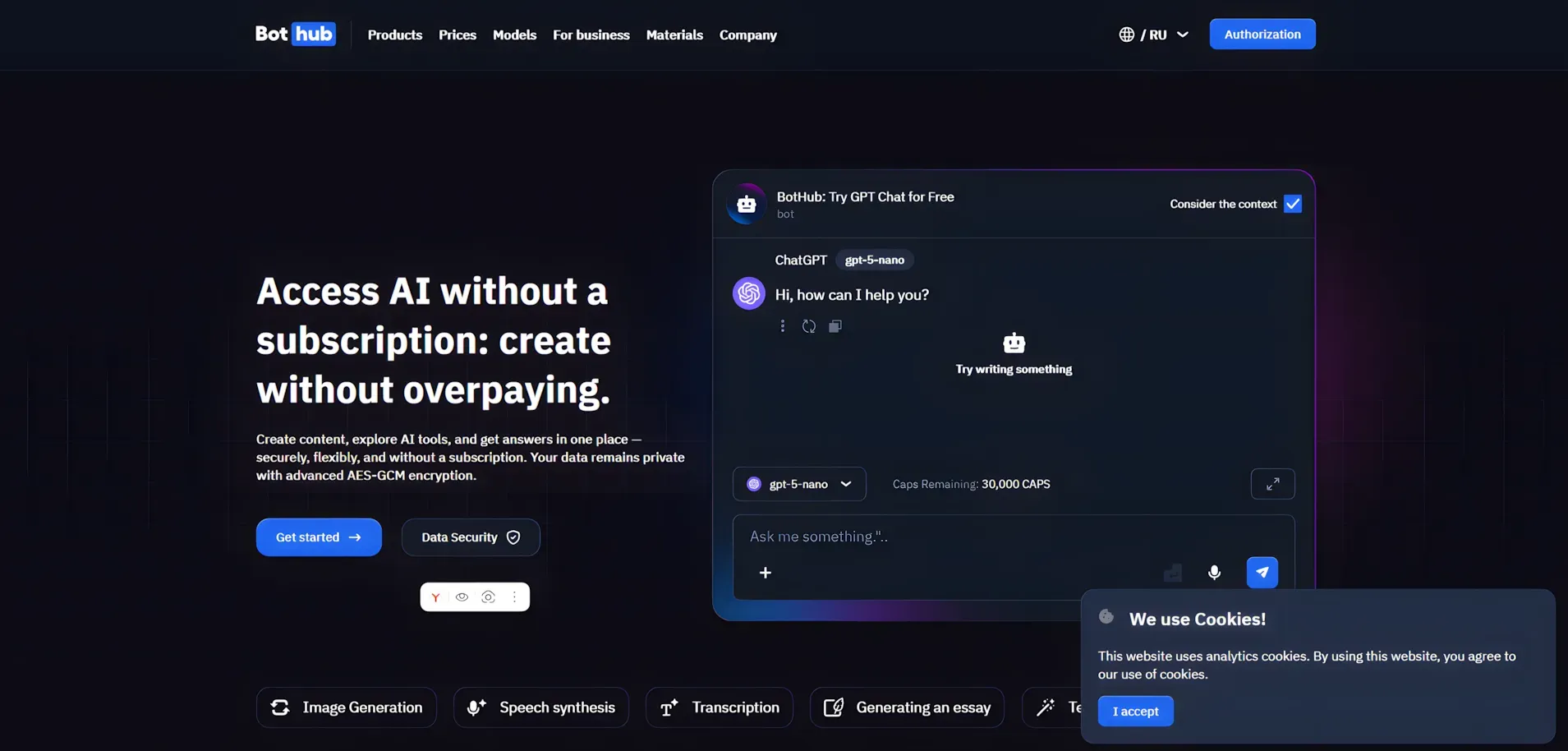 Free AI Tools: 31 Best Powerful Tools You Can Use Every Day 3 BotHub