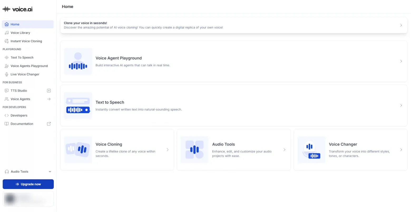 Free AI Tools: 31 Best Powerful Tools You Can Use Every Day 24 Voice.AI