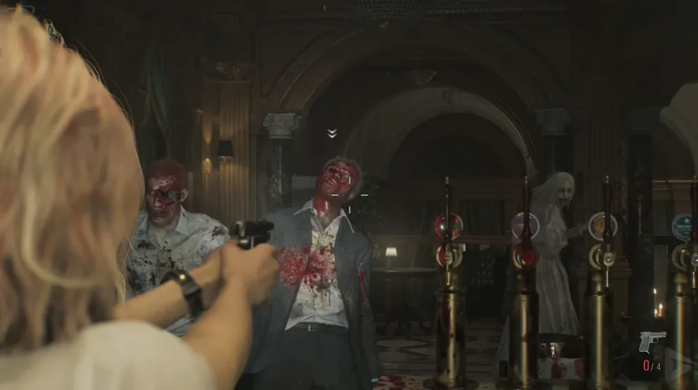 Resident Evil Requiem Review (2026): Dark, Brutal Return to Horror 5 Resident Evil Requiem gameplay dark survival horror scene