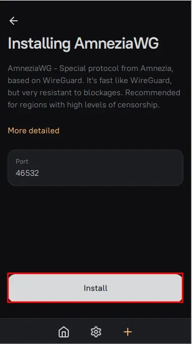 Set Up Secure VPN Server: 7 Easy Steps with Amnezia (Full Guide) 7 Installing secure VPN server with AmneziaWG protocol on VPS showing setup progress including firewall configuration encryption and routing for private VPN server deployment.