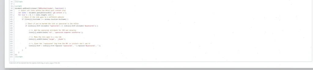 Ghost Sponsored Links: 3 Easy Ways to Add rel="sponsored" Fast 4 Ghost sponsored links example with sponsored parameter