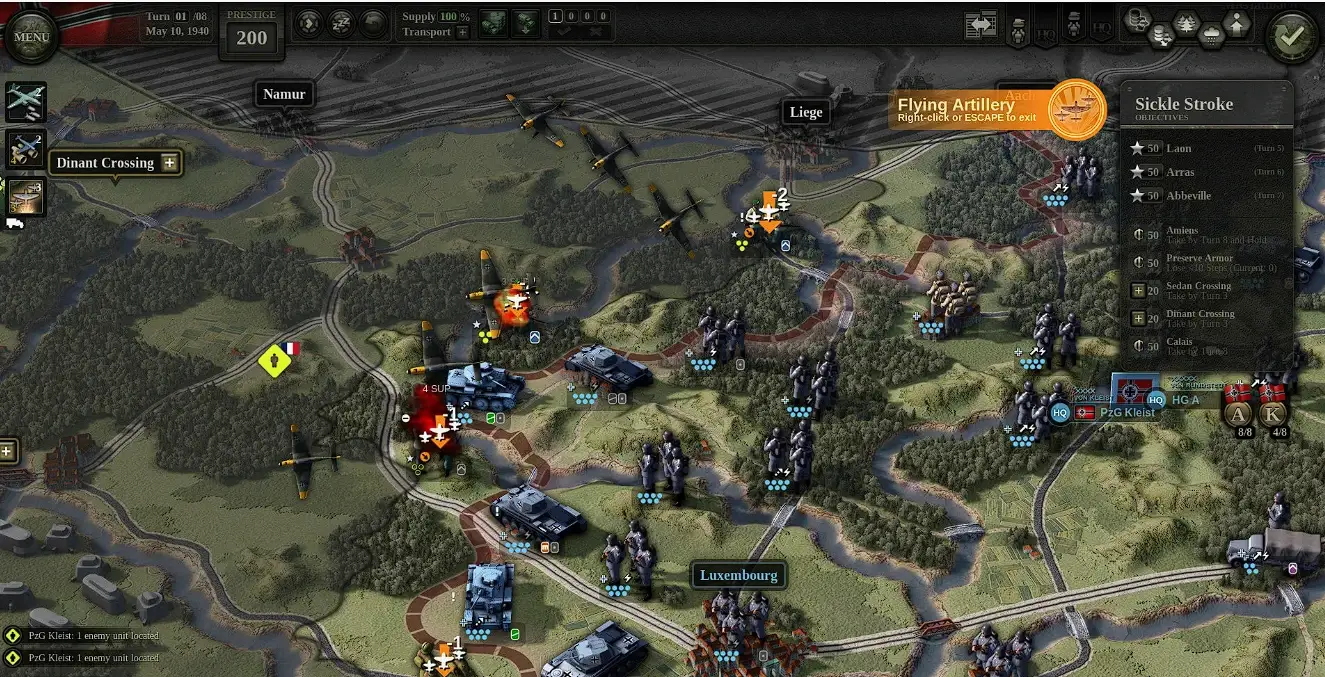 Best Strategy Games on PC in 2026 (Top 20 Ranked) 59 Unity of Command 2 World War 2 map with supply lines