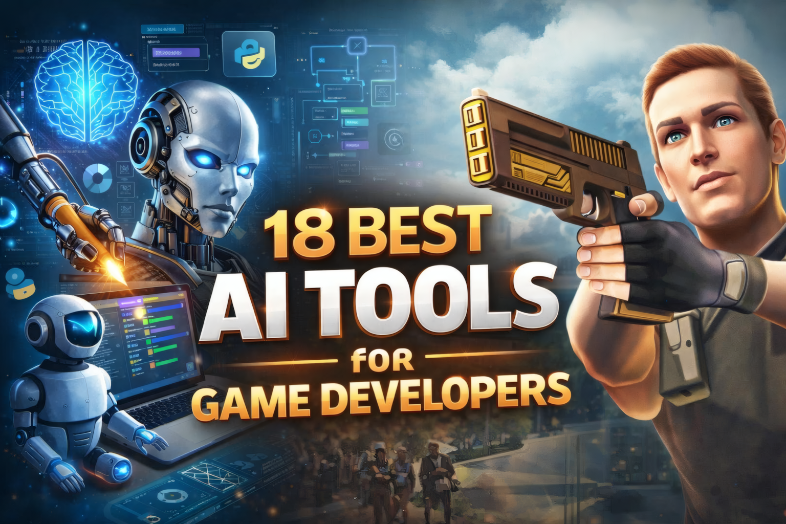 AI tools for game developers creating game assets, characters and worlds