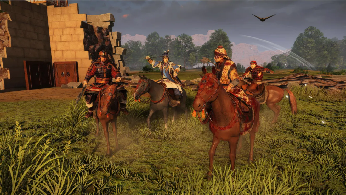 Best Strategy Games on PC in 2026 (Top 20 Ranked) 10 Hero generals leading troops in Total War Three Kingdoms battle