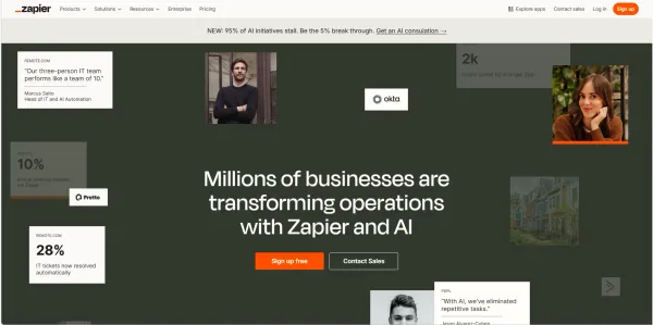 Best AI Productivity Tools 2026: 7 Powerful Tools to Work Smarter 4 Zapier AI – The Best Tool for Automating AI Workflows