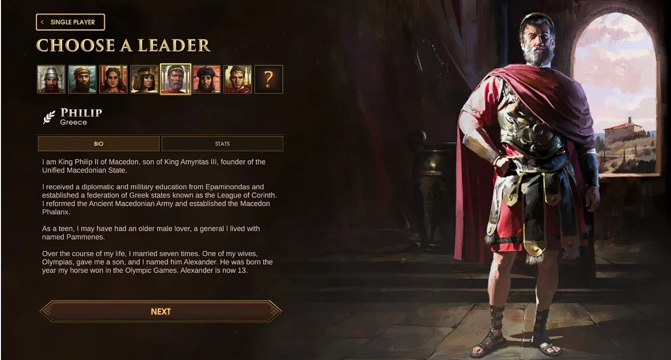 Best Strategy Games on PC in 2026 (Top 20 Ranked) 12 Old World interface showing ruler decisions and family management