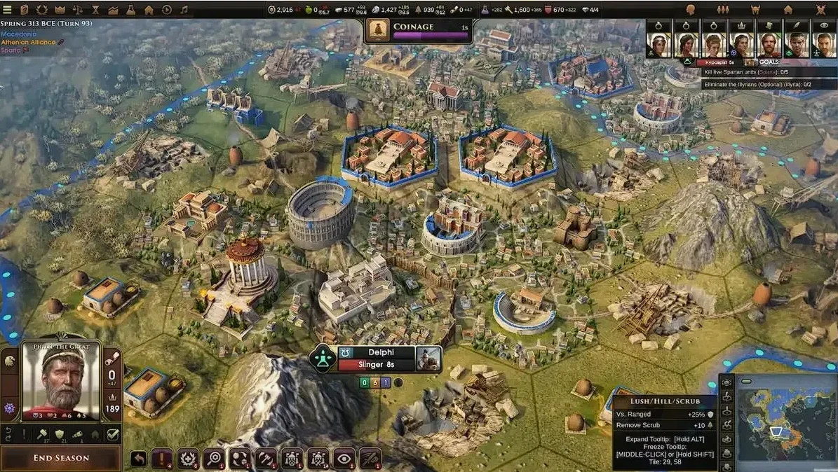 Best Strategy Games on PC in 2026 (Top 20 Ranked) 13 Turn-based gameplay in Old World with orders system in action