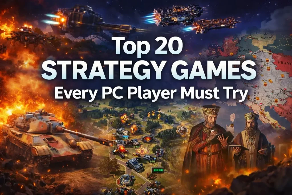 Explore the top strategy games on PC in 2025 across RTS, 4X, and tactics. Find the perfect game for your playstyle.
