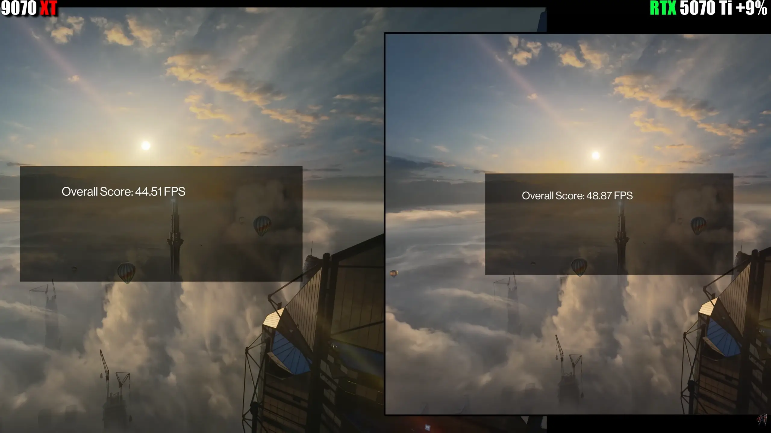RTX 5070 Ti vs RX 9070 XT 4K Benchmark: Real Gaming Performance Compared 3 Hitman 3 4K benchmark RTX 5070 Ti vs RX 9070 XT showing NVIDIA GPU higher FPS performance