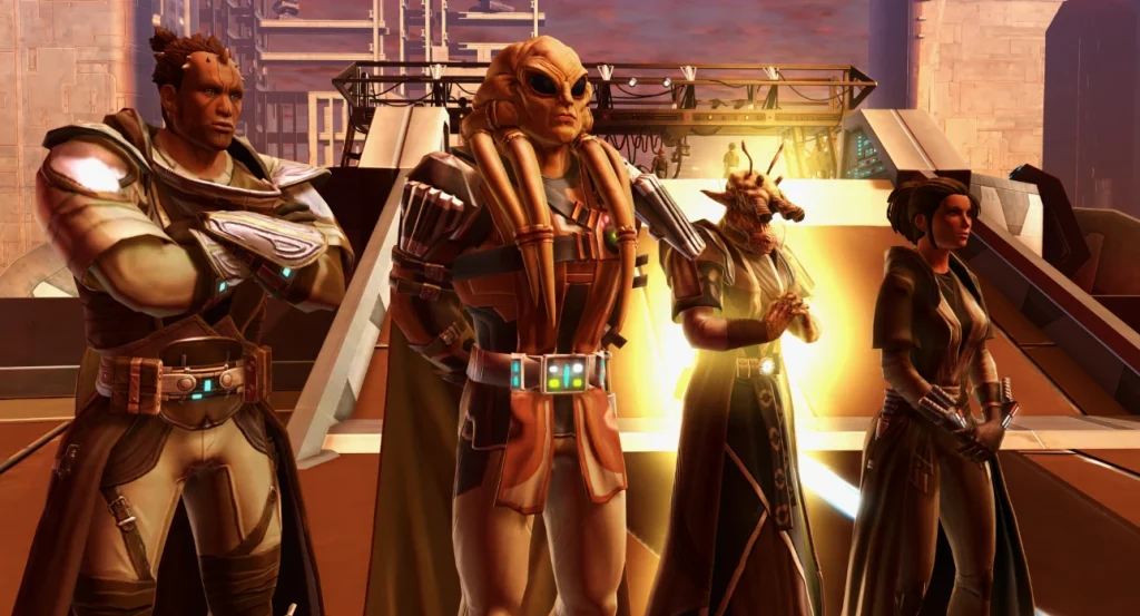 Best MMORPGs in 2026: 15 Powerful Online Worlds Worth Playing 30 SWTOR lightsaber combat and character dialogue