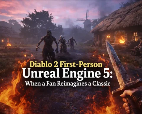 Diablo 2 first-person Unreal Engine 5 gameplay remake