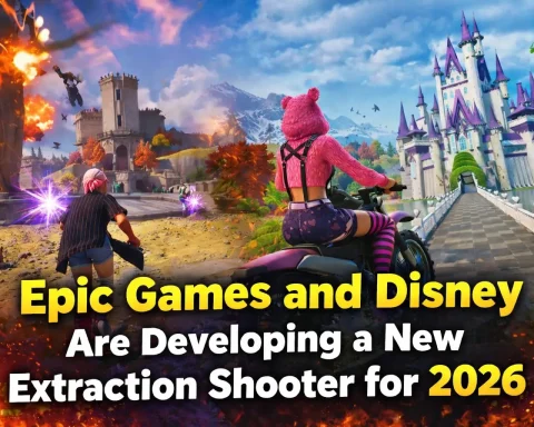 Epic Games developing a Disney extraction shooter game with iconic characters in a combat scene
