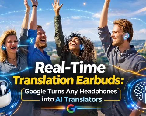 real-time translation earbuds with Google Translate AI