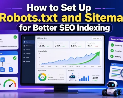 robots.txt and sitemap optimization for search engine indexing