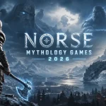 Norse mythology games 2026 Viking warrior Odin Thor epic landscape