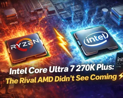 Intel Core Ultra 7 270K Plus vs AMD Ryzen CPU productivity and gaming performance