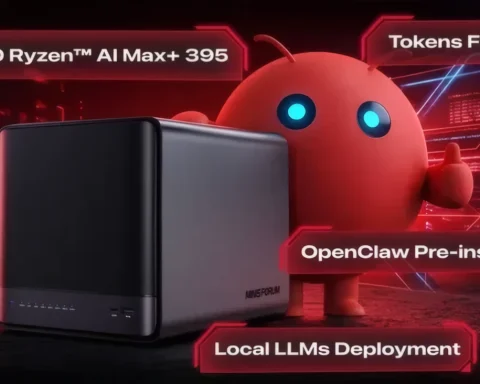 Minisforum AI NAS N5 Max compact NAS design