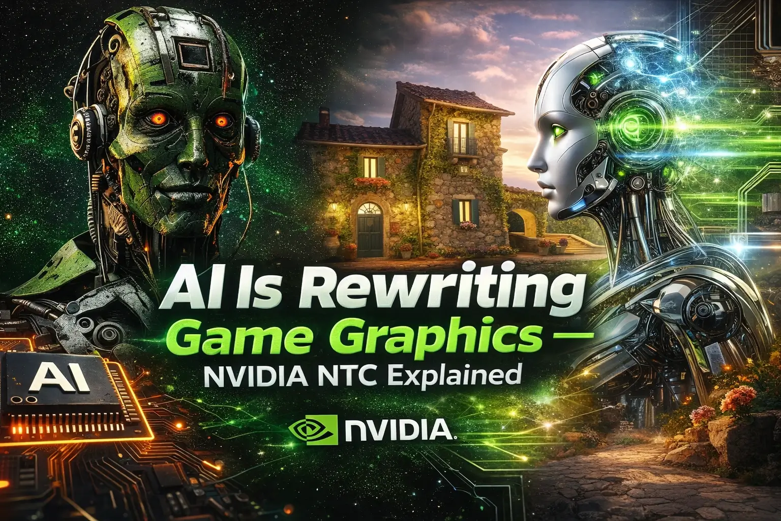 NVIDIA Neural Texture Compression reducing VRAM usage with AI rendering technology