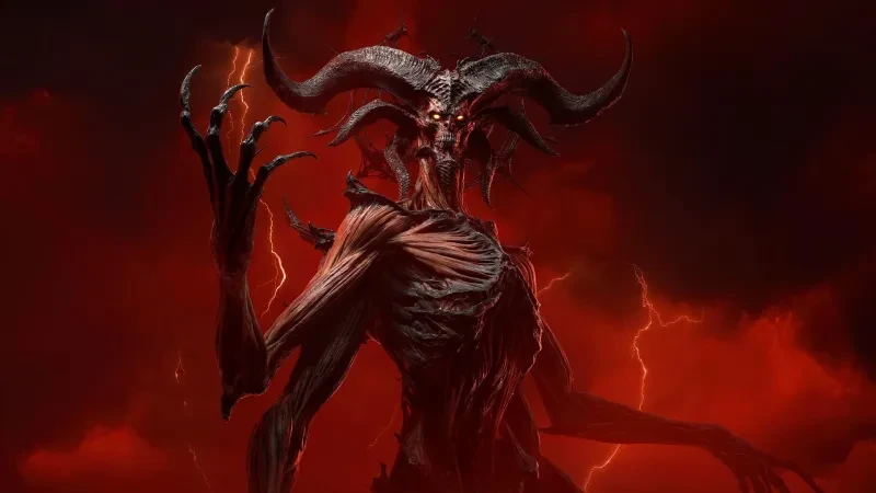 Diablo IV Lord of Hatred Lilith Return Revealed by IGN 2 Lilith returns in Diablo IV Lord of Hatred expansion with demonic wings and red background